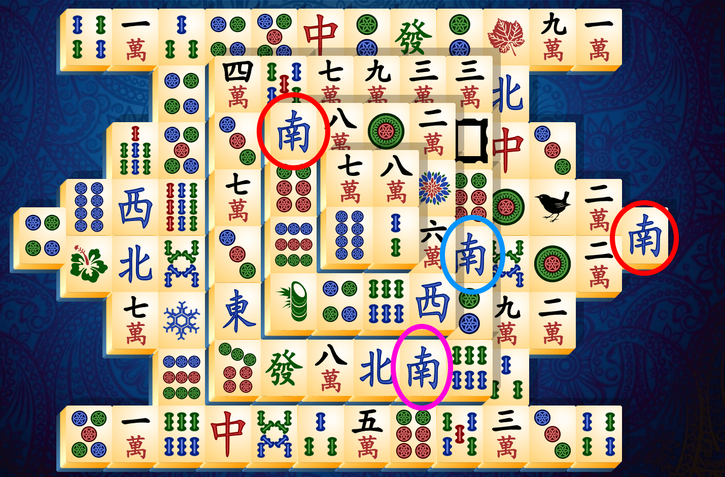 Tutorial Mahjong Solitario, fase 2