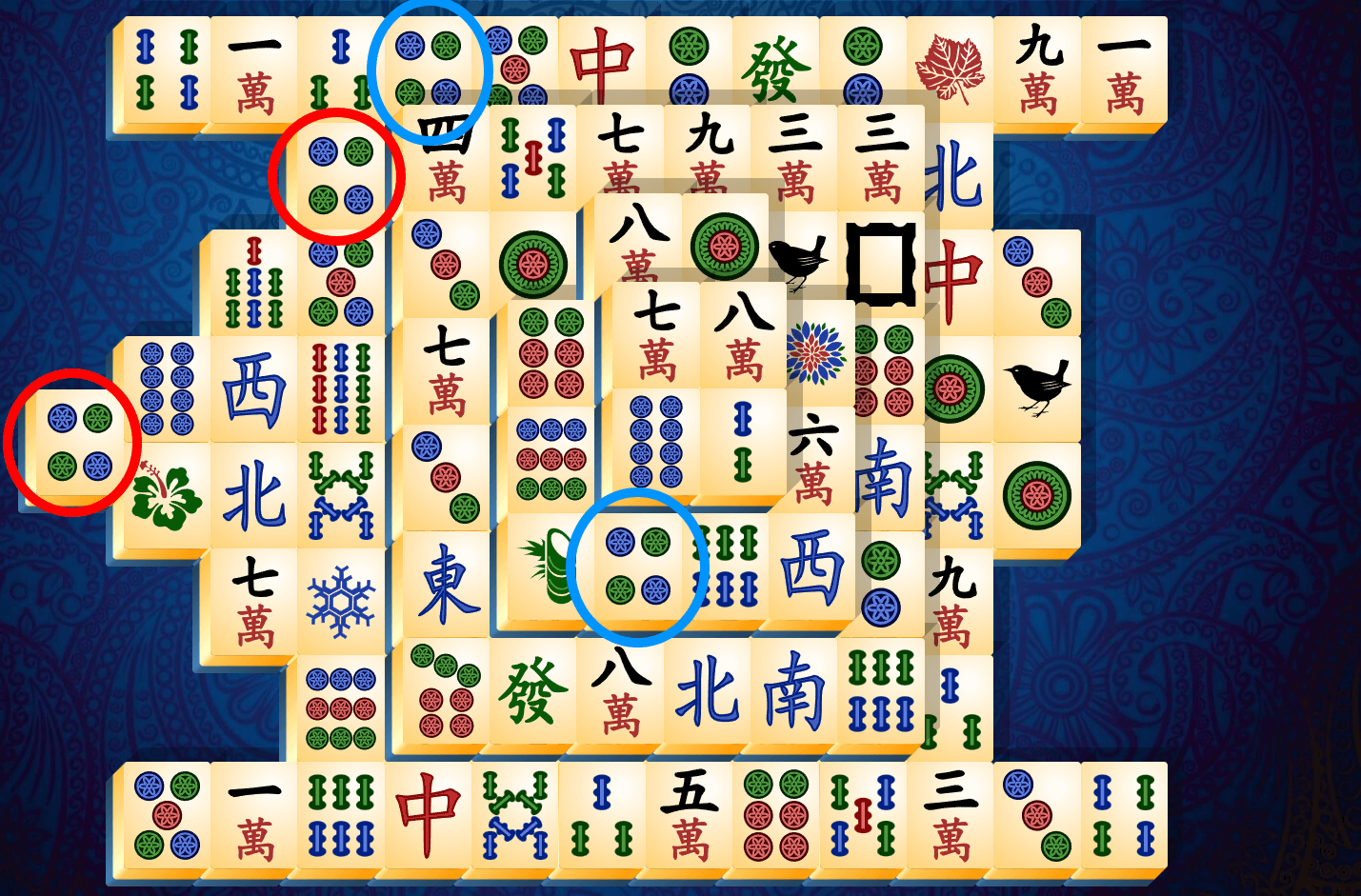 Tutorial Mahjong Solitario, fase 4