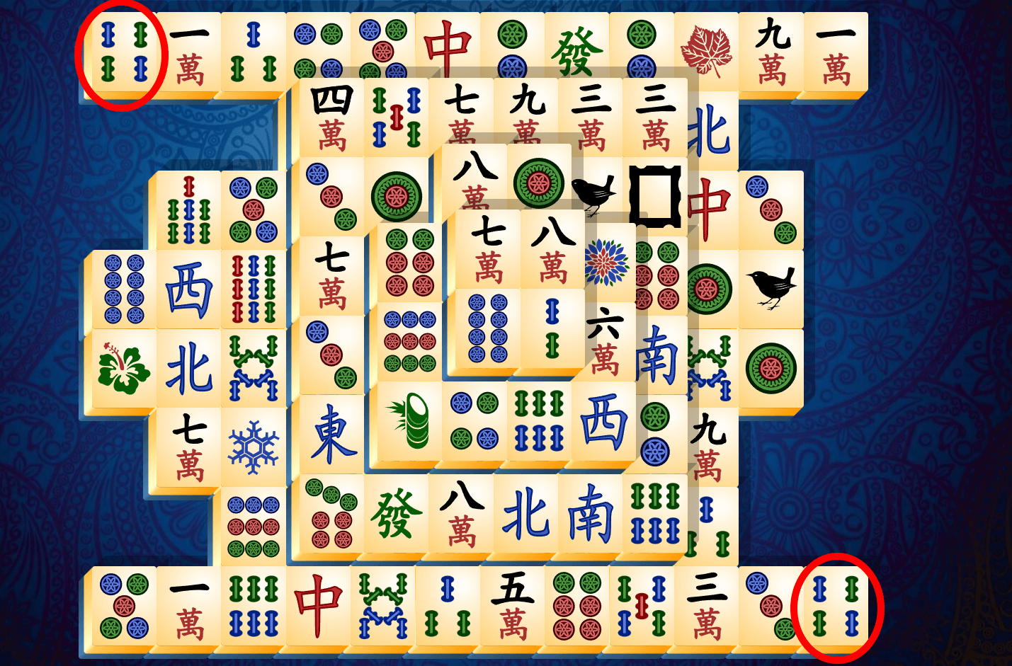 Tutorial Mahjong Solitario, fase 5