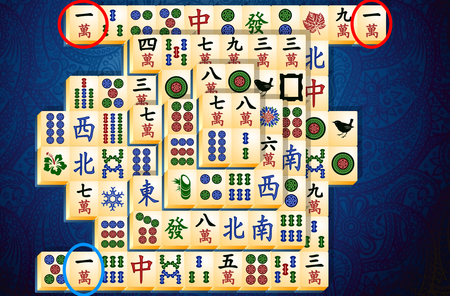 Tutorial Mahjong Solitario, fase 7