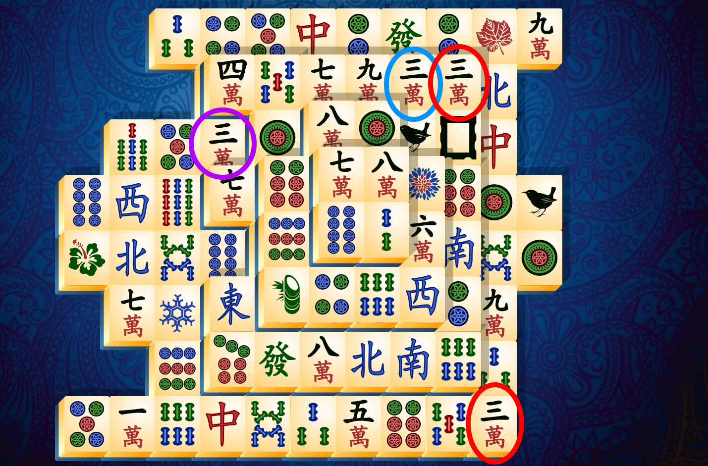 Tutorial Mahjong Solitario, fase 8