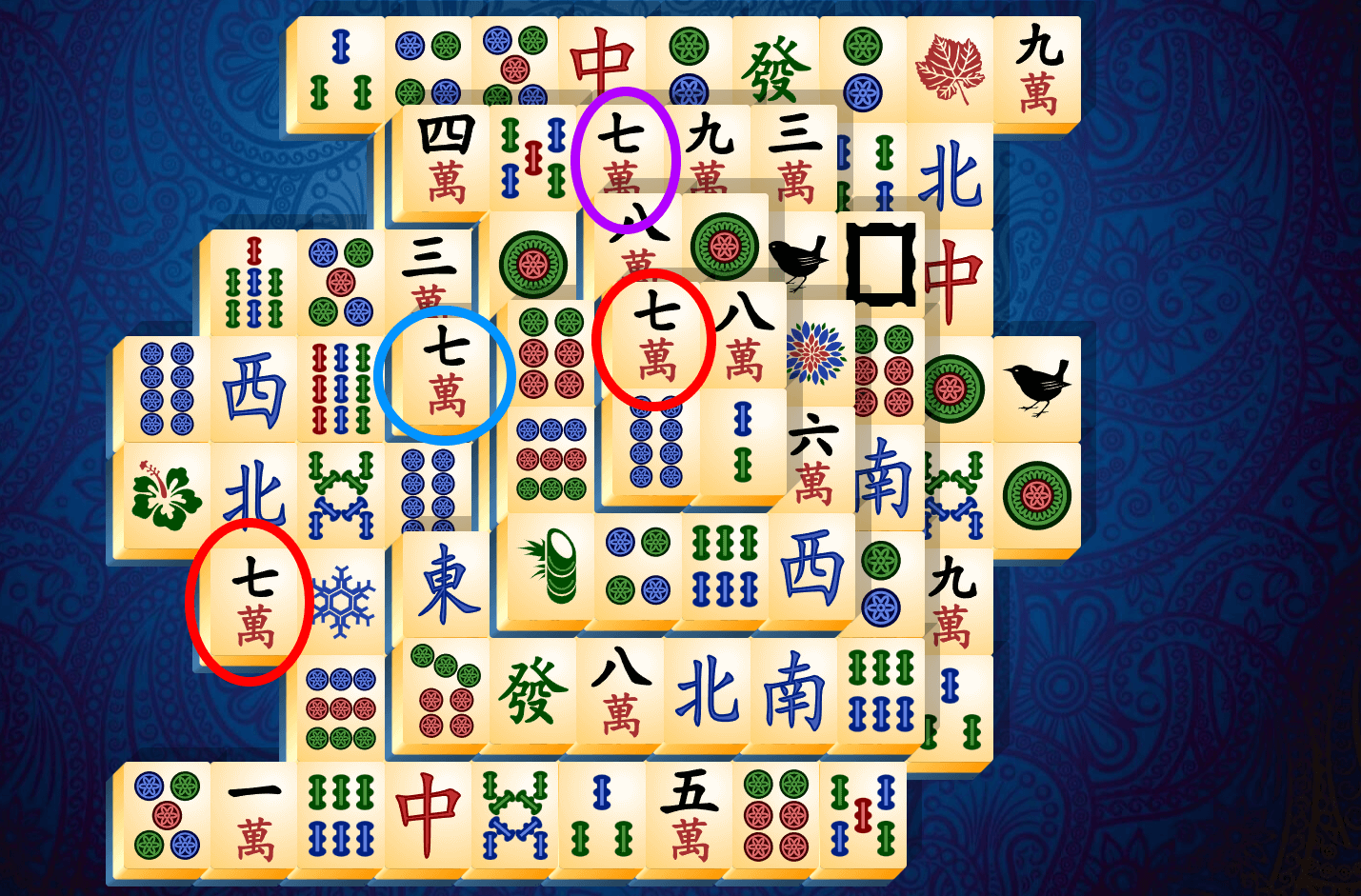 Tutorial Mahjong Solitario, fase 9